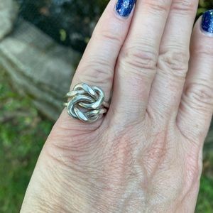 Sterling Silver Love Knot Ring